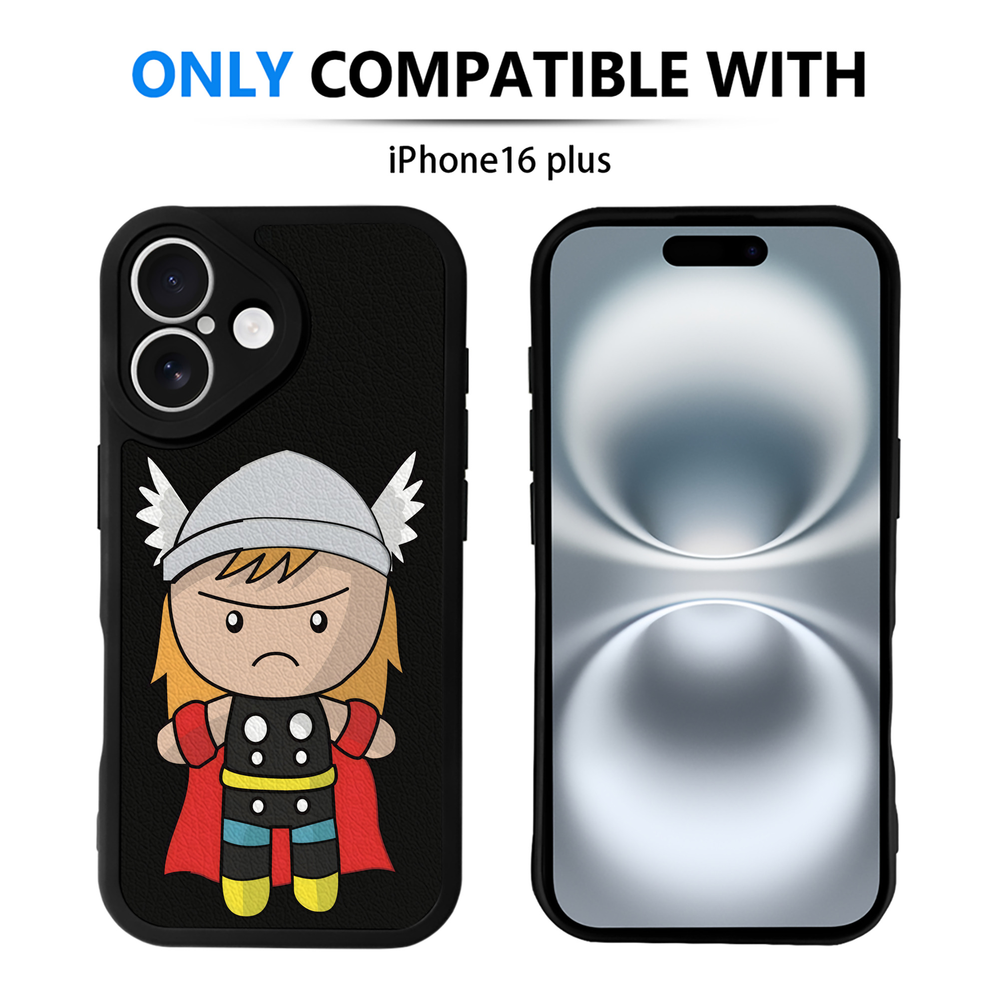 （画像用） アベンジャーズ The Avengers 【iPhone 16シリーズ対応】シリコンスマホケース（レザー調） 材質：シリコン